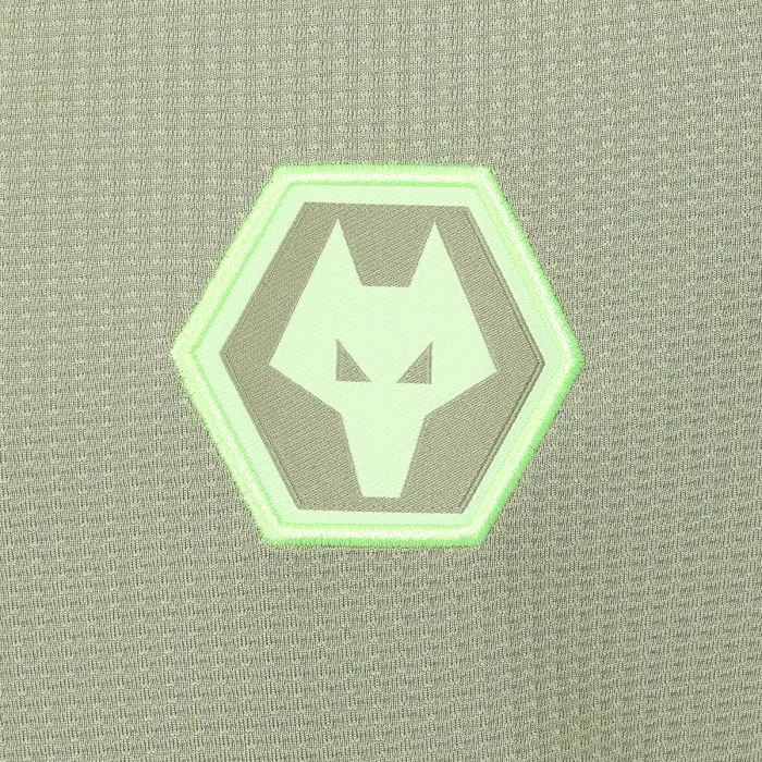 Wolves Kits Shop | Official 2025-26 Players Travel T-Shirt – Khaki – Junior Wolverhampton Wanderers Apparel